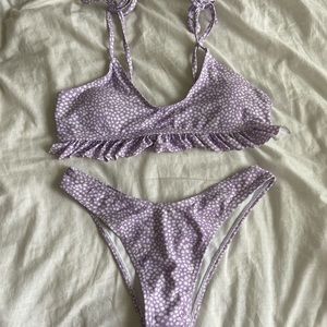 Brand new never worn purple shein bathing suit